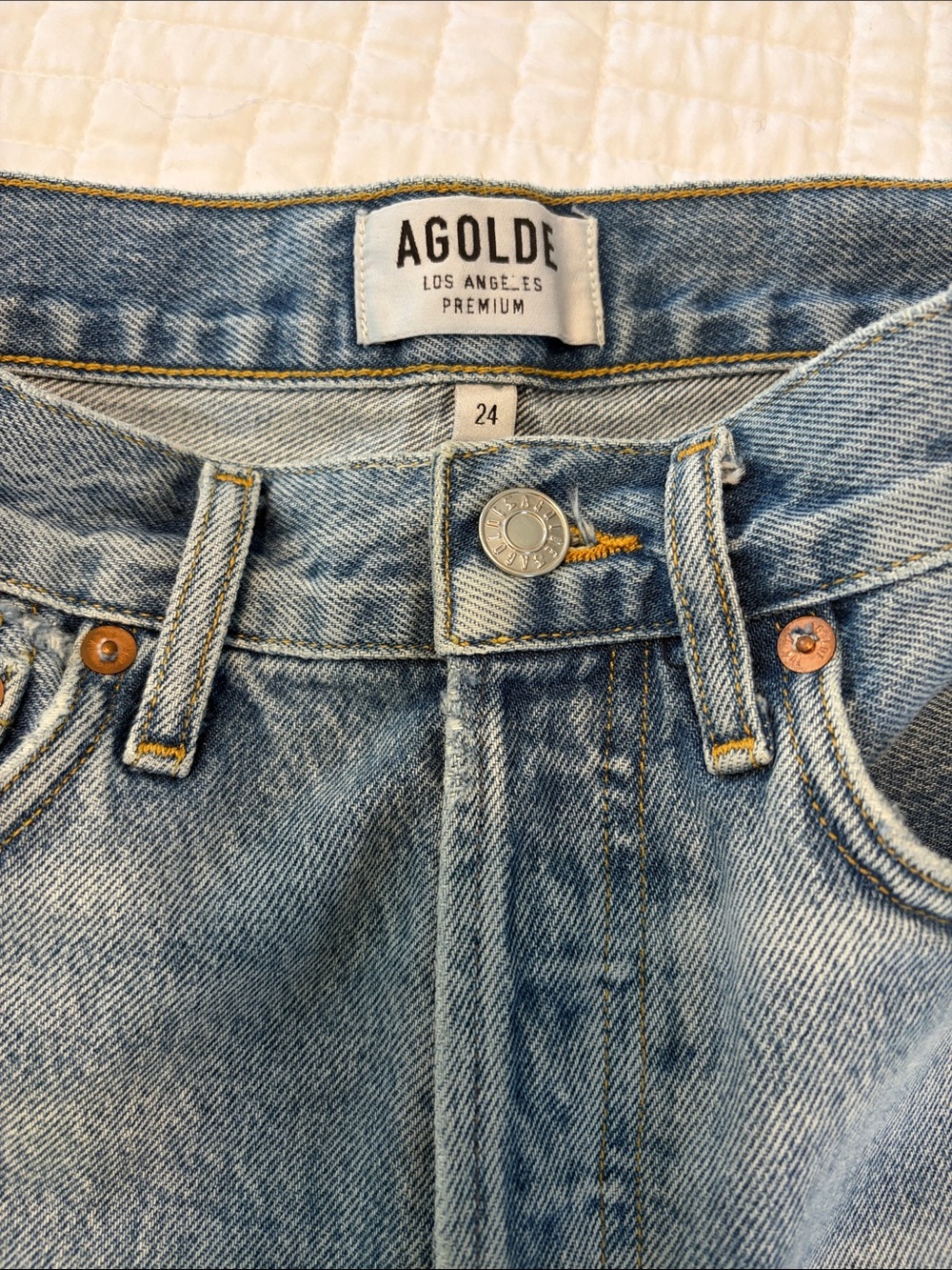 Agolde Parker Denim Shorts - Swapmeet